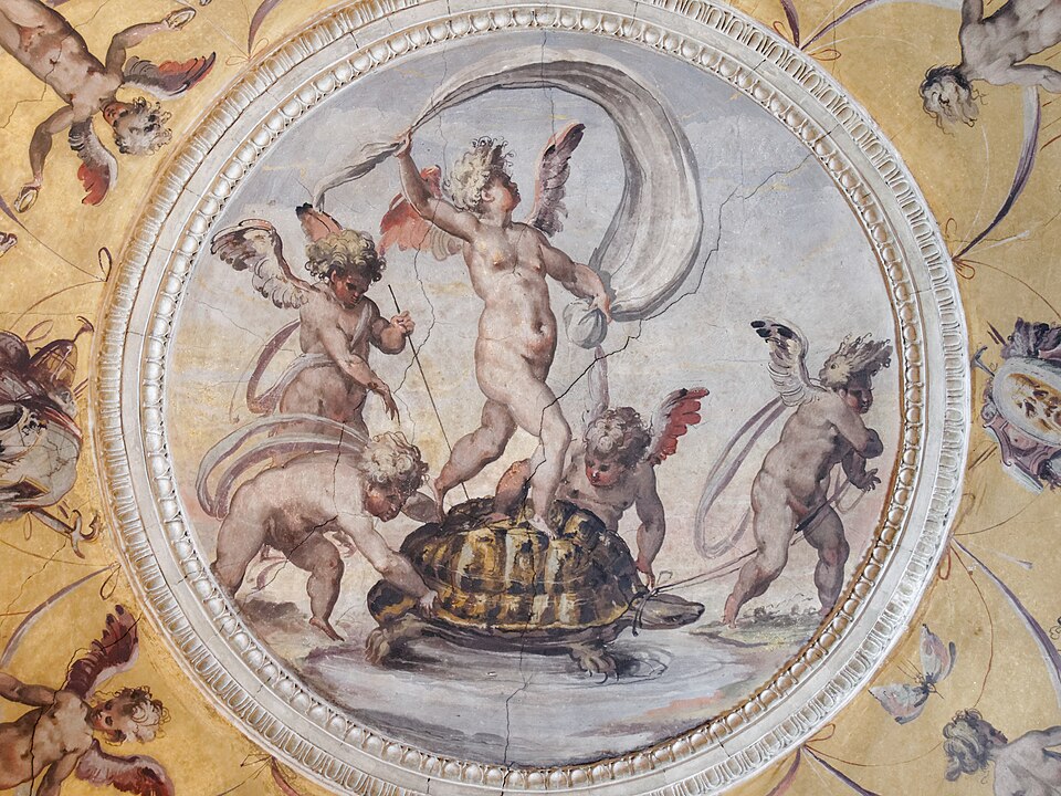 Festina lente representation by Medici